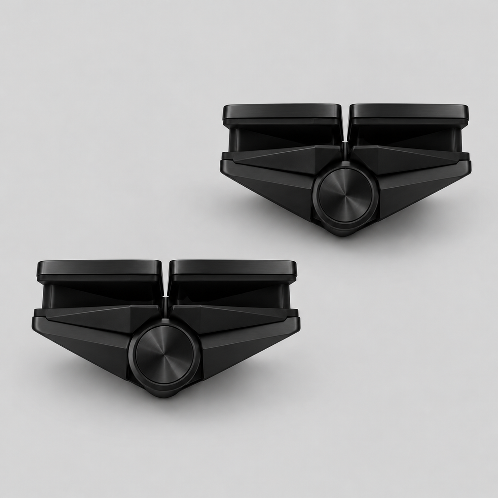 Polaris 125 Series Soft-Close Glass-to-Glass Hinges – 180°