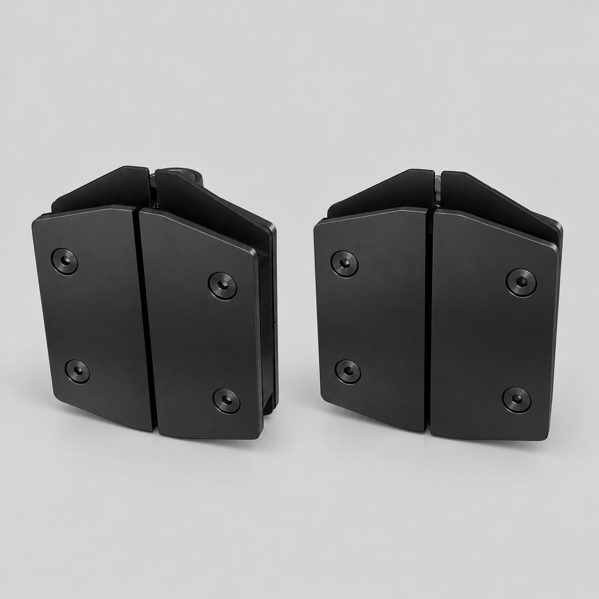 Polaris 125 Series Soft-Close Glass-to-Glass Hinges – 180°