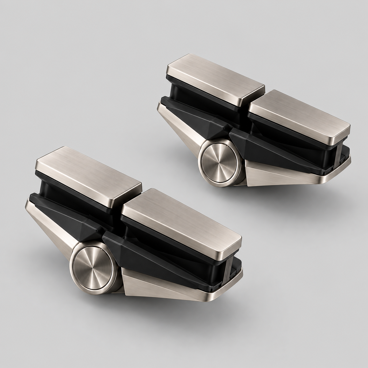 Polaris 125 Series Soft-Close Glass-to-Glass Hinges – 180°
