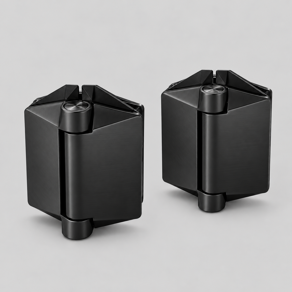 Polaris 125 Series Soft-Close Glass-to-Glass Hinges – 180°