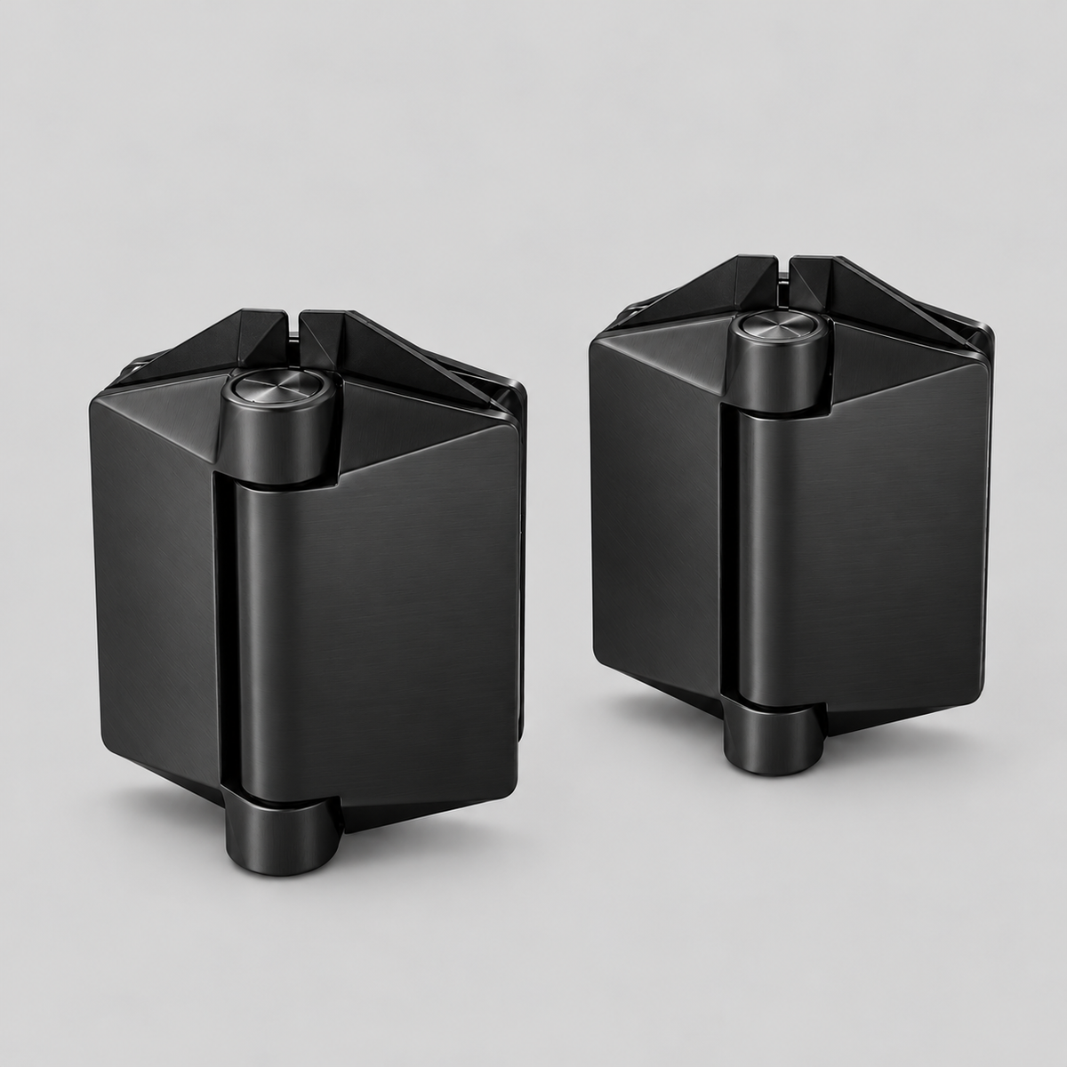 Polaris 125 Series Soft-Close Glass-to-Glass Hinges – 180°