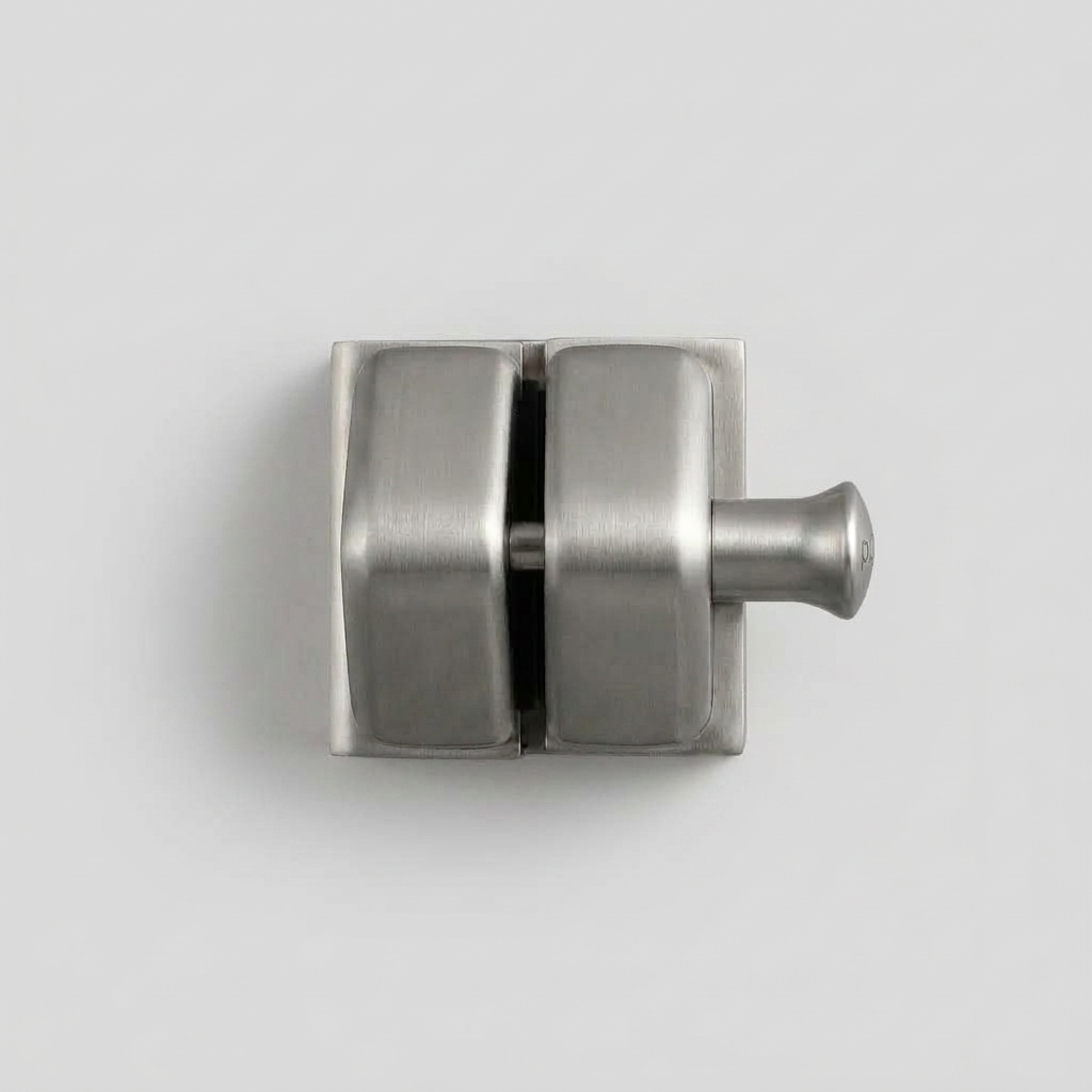 Satin Stainless Glass to Wall Pool Fence Deluxe Latch